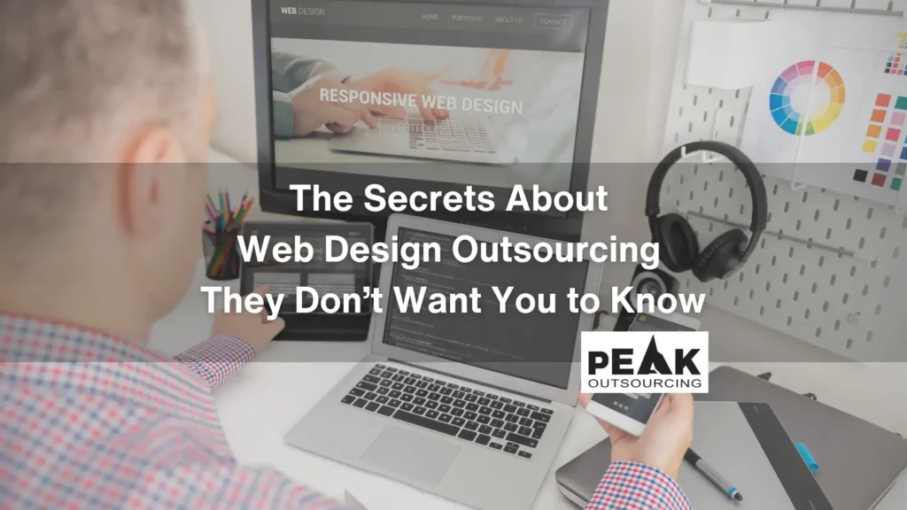 the secrets about web design outsourcing they dont want you to know, web designer working on a website design project