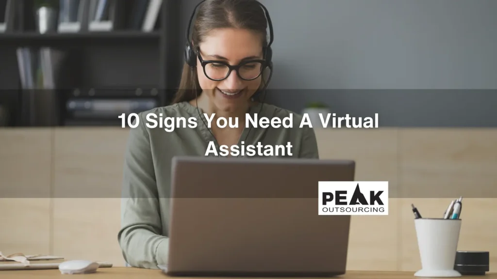 10 signs you need a virtual assistant, a happy business owner speaking with an overseas virtual assistant on laptop