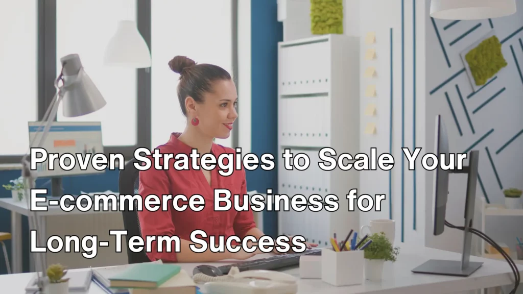 Proven Strategies to Scale Your E-commerce Business for Long-Term Success Image