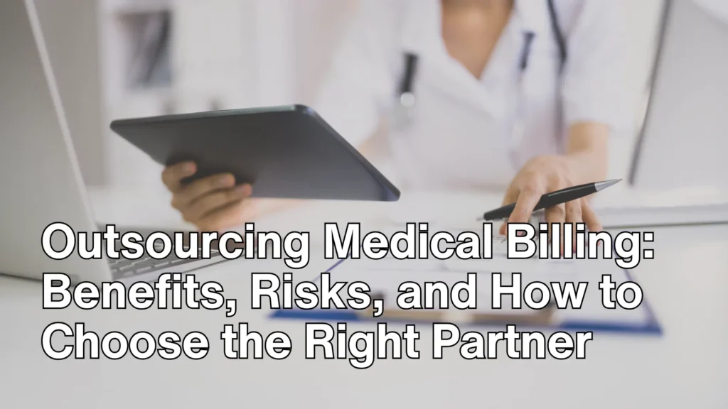 Outsourcing Medical Billing_ Benefits, Risks, and How to Choose the Right Partner IMage