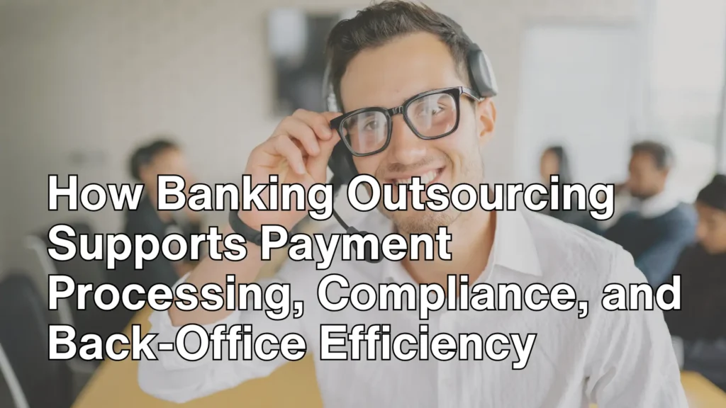How Banking Outsourcing Supports Payment Processing, Compliance, and Back-Office Efficiency Image